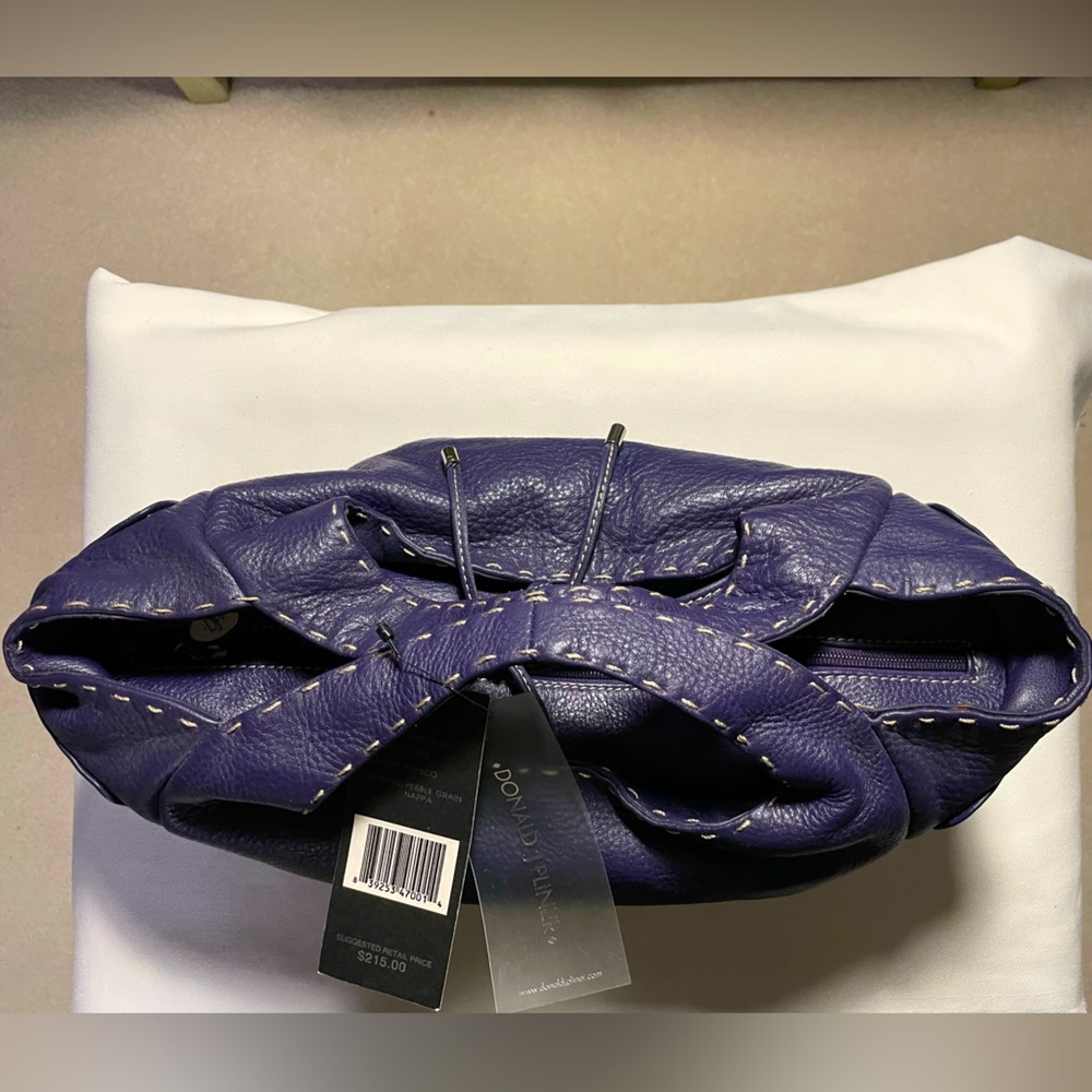 NWT DONALD PLINER  CASIS  FRESCO   Pebble Grain Nappa.     Soft leather